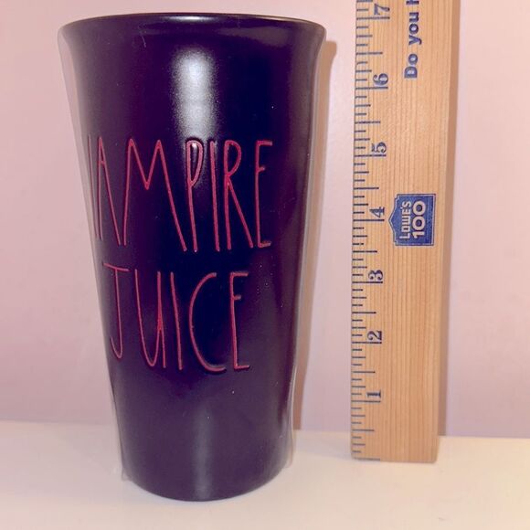 Rae Dunn Vampire Juice Travel Mug w/ Lid 16 oz. Halloween - Picture 2 of 4